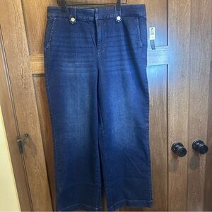Talbots Dark Blue Flare Jeans
